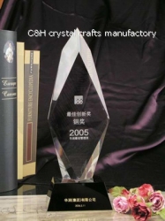 crystal trophy