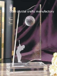 crystal trophy