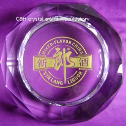 crystal ashtray