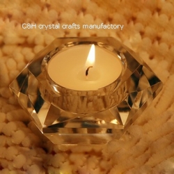crystal candle holder