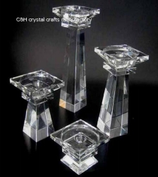 crystal candle holder