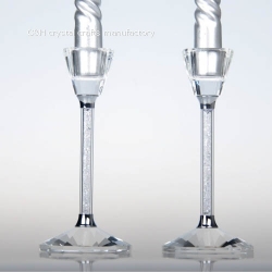 crystal candle holder