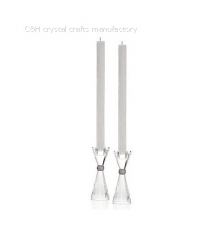 crystal candle holder