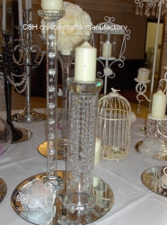 crystal candle holder