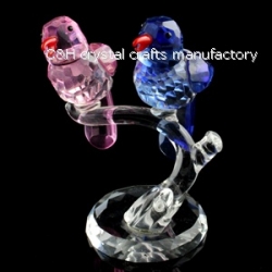 crystal bird animal figurine