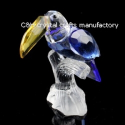 crystal bird animal figurine