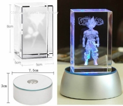 crystal cube with 3d logo