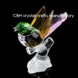 crystal bird animal figurine