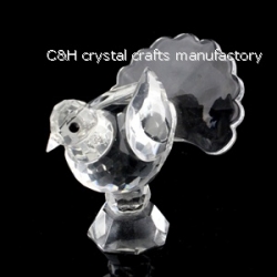 crystal bird animal figurine