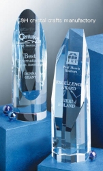 crystal trophy