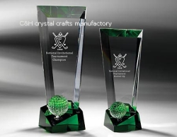 crystal trophy