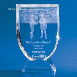crystal trophy