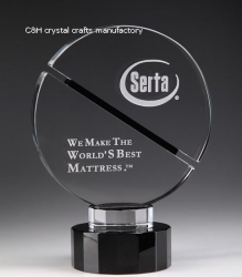 crystal trophy