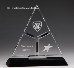 crystal trophy