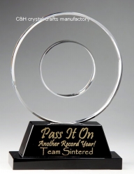 crystal trophy