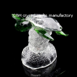 crystal tortoise animal figurine