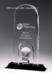 crystal trophy