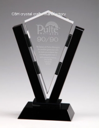 crystal trophy