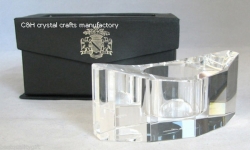 crystal candle holder