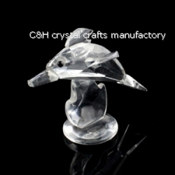 crystal dolphin animal figurine