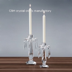 crystal candle holder
