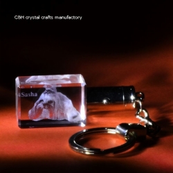 crystal keychain and keyring