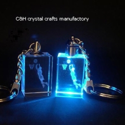 crystal keychain and keyring