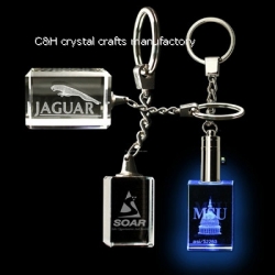 crystal keychain and keyring