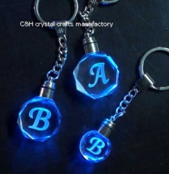 crystal keychain and keyring