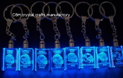 crystal keychain and keyring