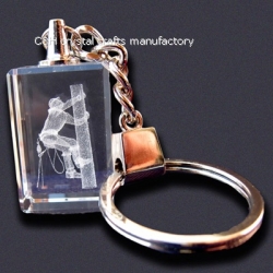 crystal keychain and keyring