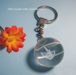 crystal keychain and keyring