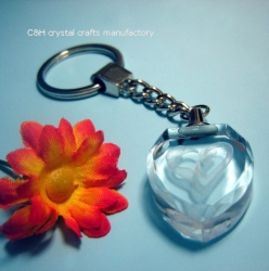 crystal keychain and keyring