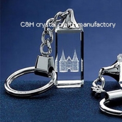 crystal keychain and keyring