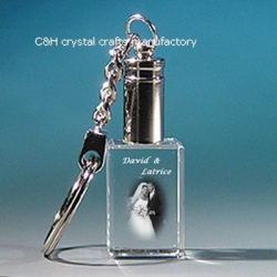 crystal keychain and keyring