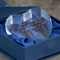 crystal paperweight