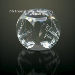 crystal paperweight