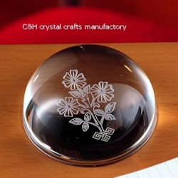 crystal paperweight