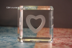 crystal paperweight