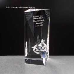 crystal trophy