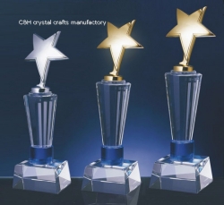 crystal trophy
