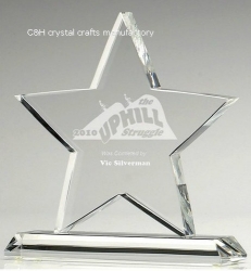 crystal trophy