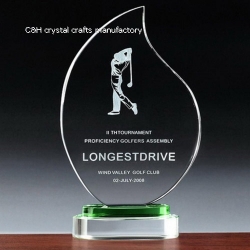crystal trophy