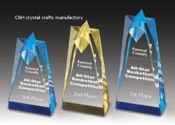 crystal trophy