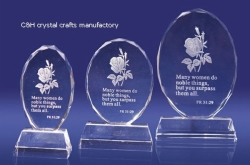 crystal trophy