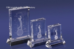 crystal trophy