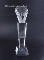 crystal trophy