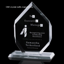 crystal trophy