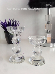 crystal candle holder