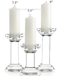 crystal candle holder